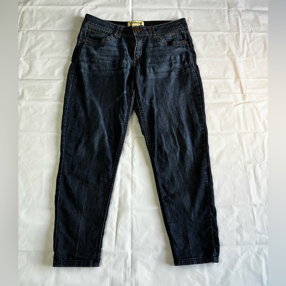Democracy Jeans Womens "Ab"solution Mid Rise Skinny Stretch Blue Denim Size 10